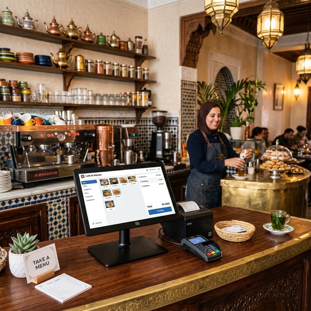 Installation at cafe