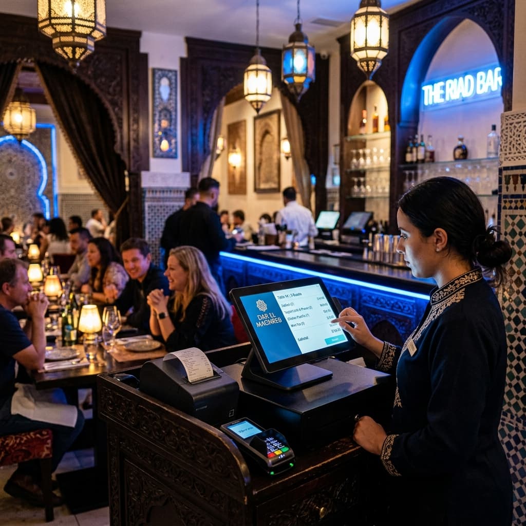 Installation at restaurant